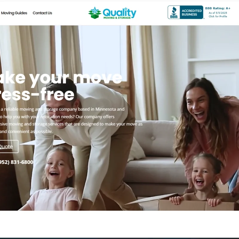 Busness Website - Moving Services